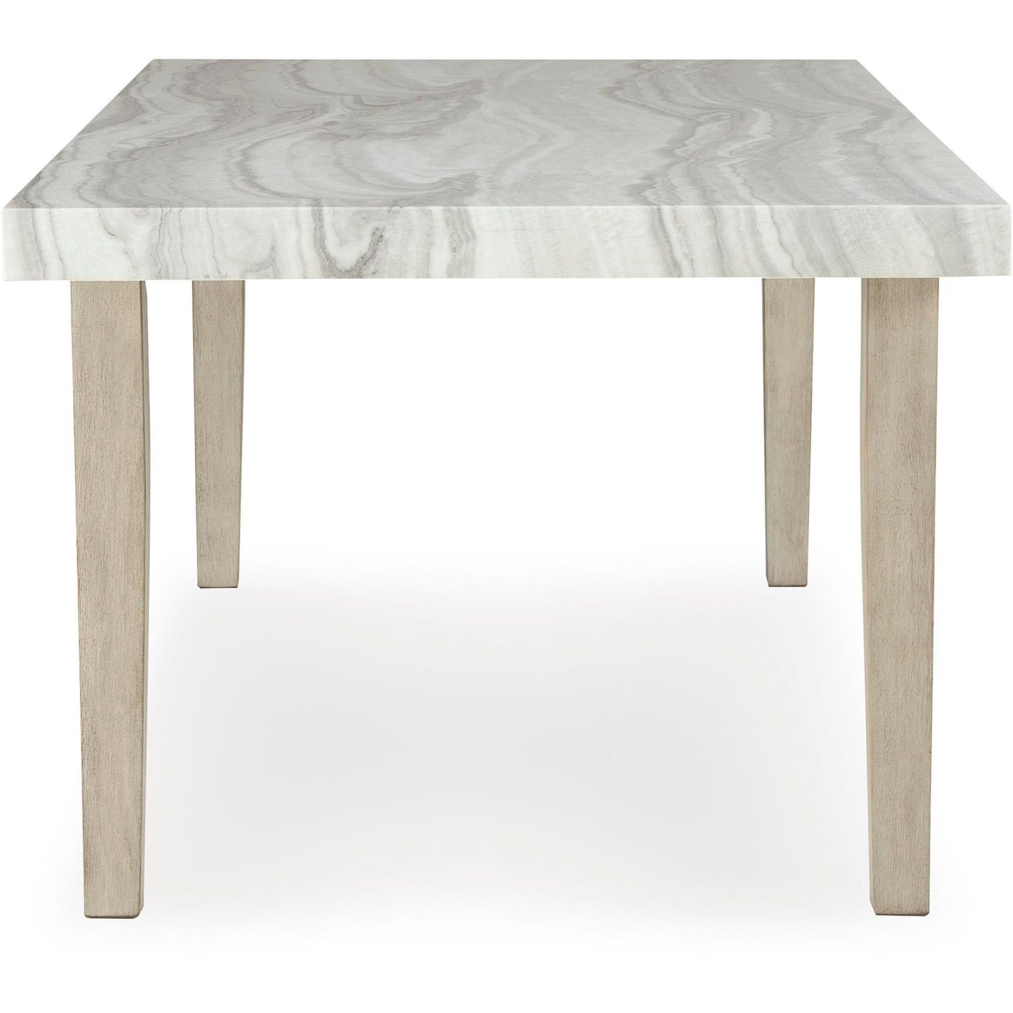 Signature Design by Ashley Larawyn Dining Table with Faux Marble Top PCD575 - 25 - American Furniture of Slidell