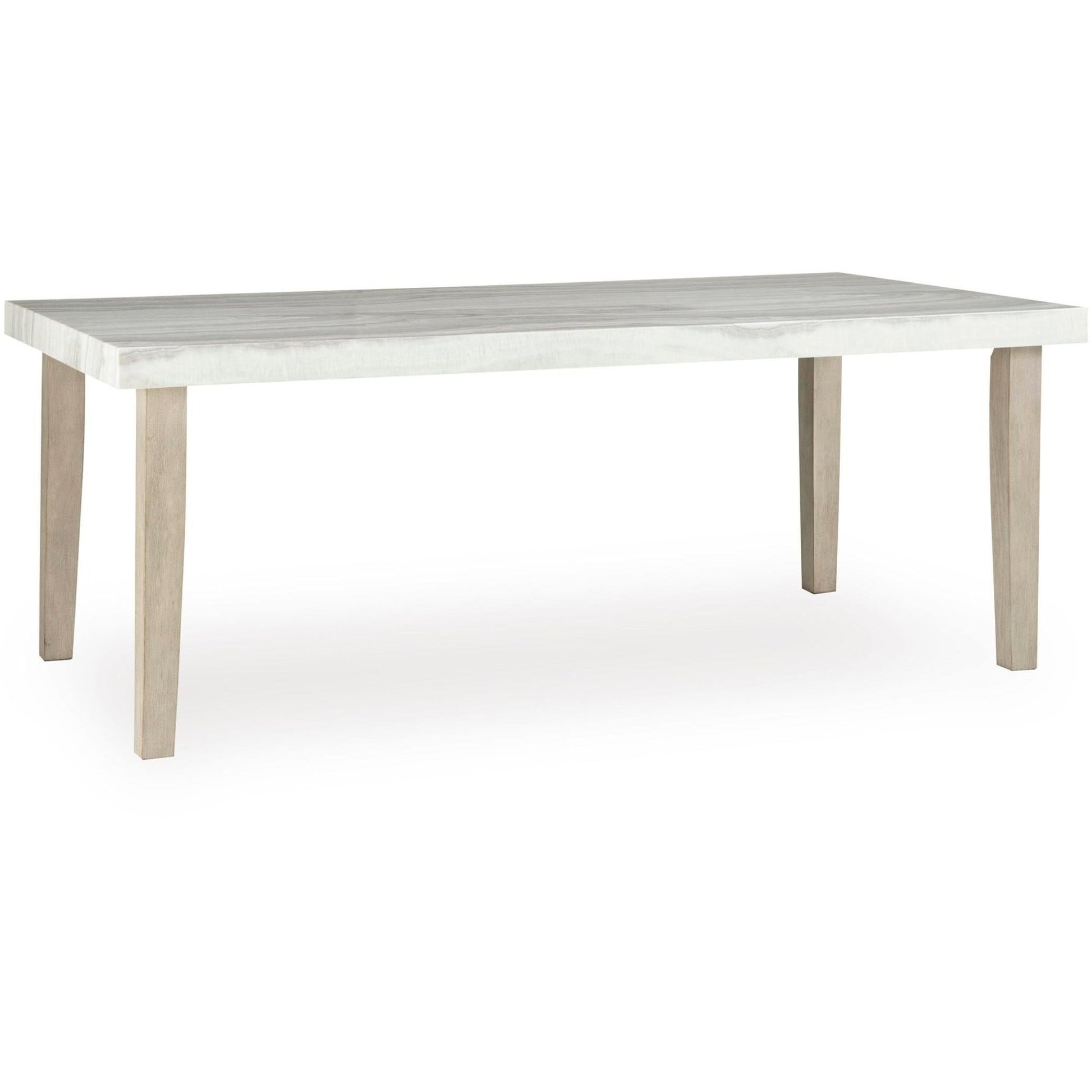 Signature Design by Ashley Larawyn Dining Table with Faux Marble Top PCD575 - 25 - American Furniture of Slidell