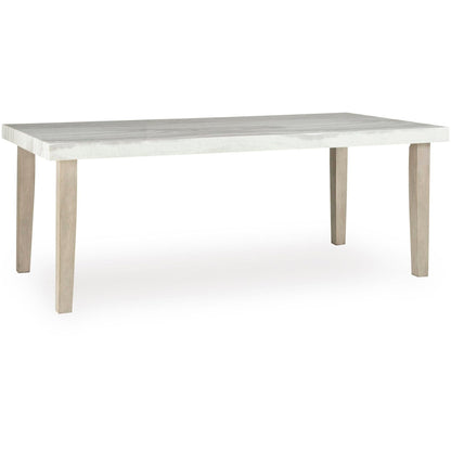 Signature Design by Ashley Larawyn Dining Table with Faux Marble Top PCD575 - 25 - American Furniture of Slidell