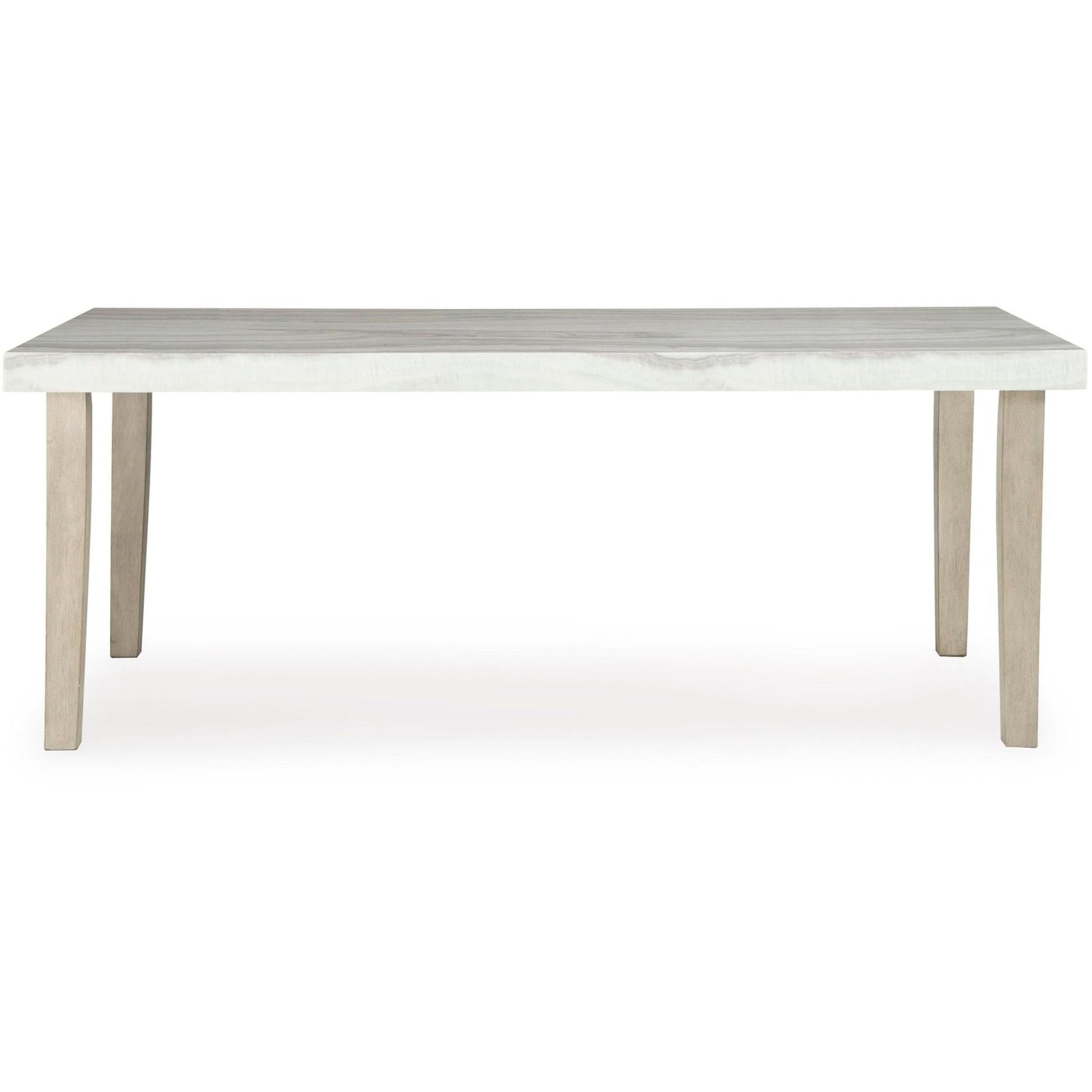Signature Design by Ashley Larawyn Dining Table with Faux Marble Top PCD575 - 25 - American Furniture of Slidell