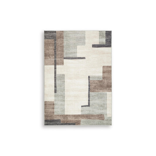 Signature Design by Ashley Larkport R407412 Washable Medium Rug - American Furniture of Slidell