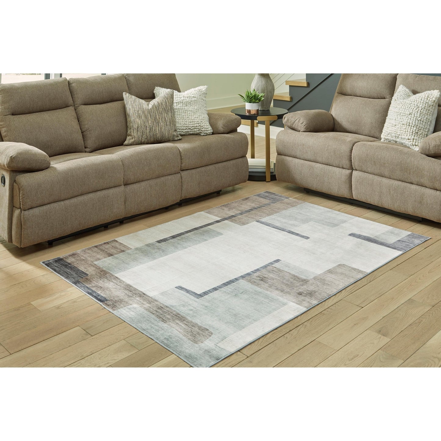 Signature Design by Ashley Larkport R407412 Washable Medium Rug - American Furniture of Slidell