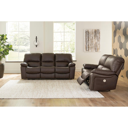 Signature Design by Ashley Leesworth U4380874 Reclining Power Loveseat - American Furniture of Slidell