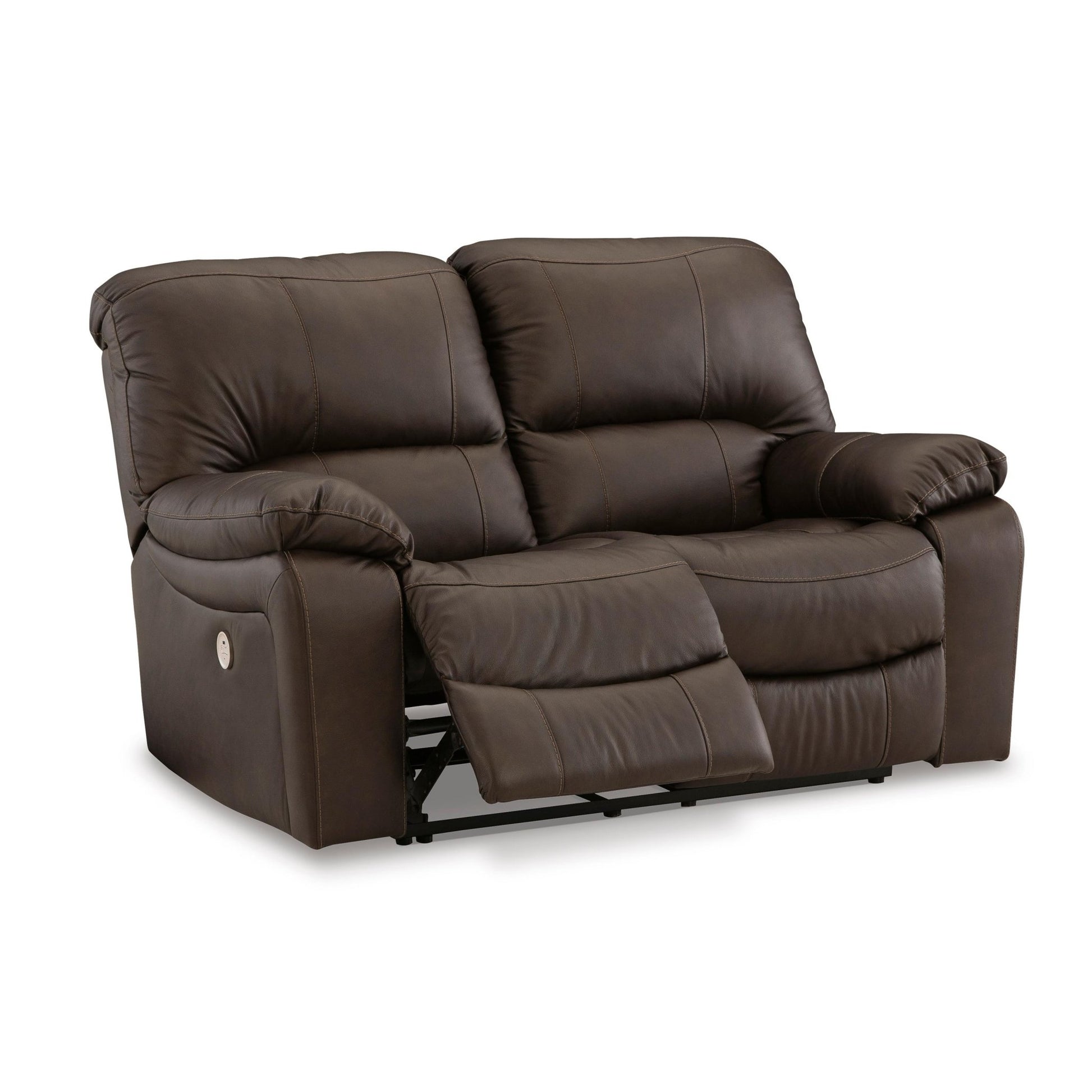 Signature Design by Ashley Leesworth U4380874 Reclining Power Loveseat - American Furniture of Slidell