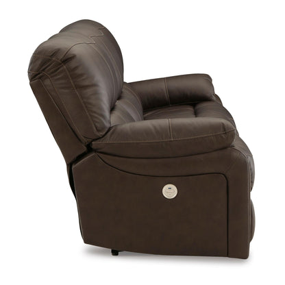Signature Design by Ashley Leesworth U4380887 Reclining Power Sofa - American Furniture of Slidell