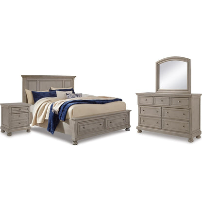 Signature Design by Ashley Lettner B733B46 6 pc Queen Panel Bedroom Set - American Furniture of Slidell
