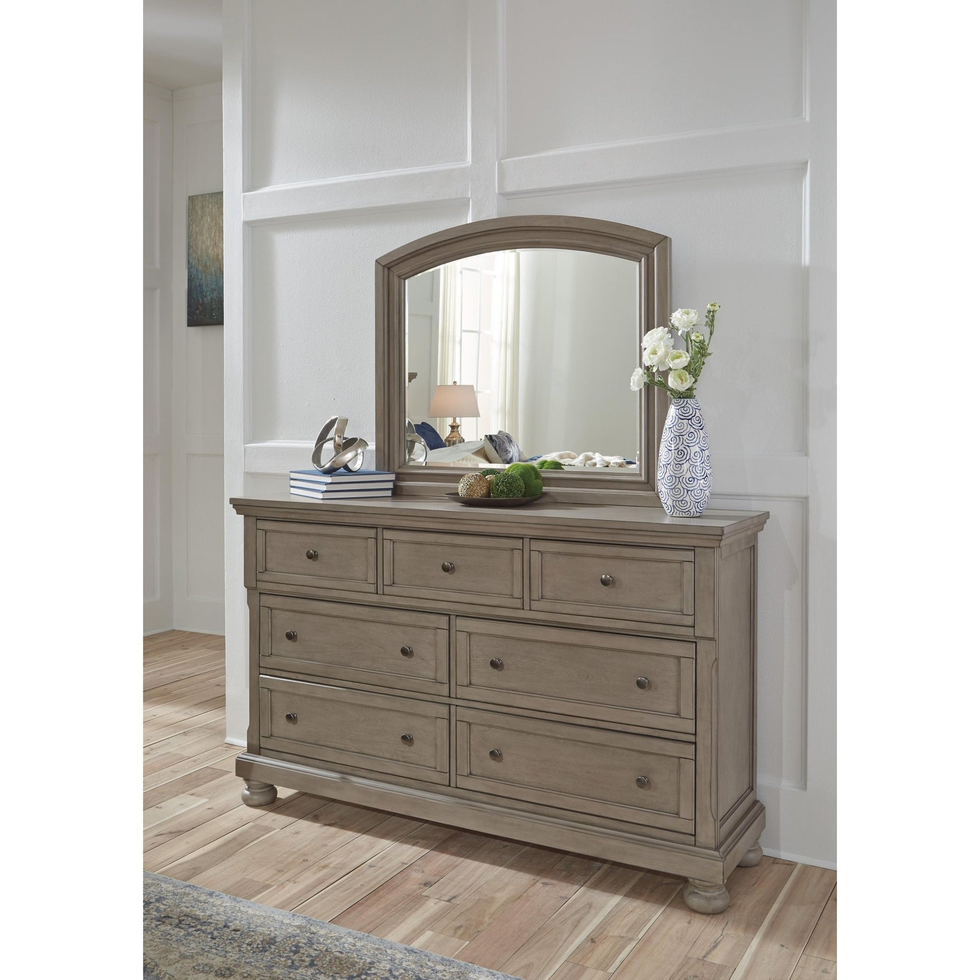 Signature Design by Ashley Lettner B733B48 7 pc King Panel Bedroom Set - American Furniture of Slidell