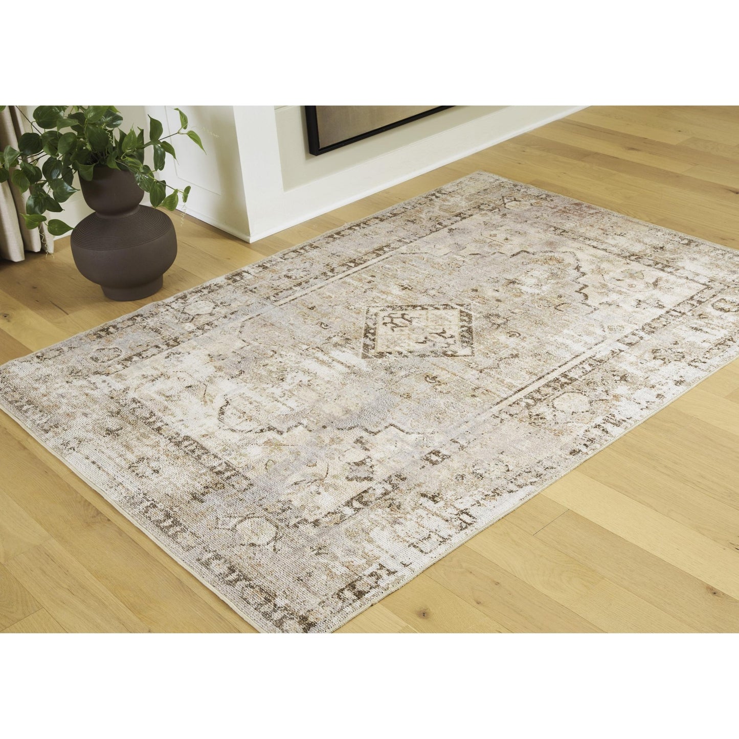 Signature Design by Ashley Livdon R407912 Washable Medium Rug - American Furniture of Slidell