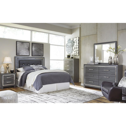 Signature Design by Ashley Lodanna B214 - 57 Queen Upholstered Panel Headboard - American Furniture of Slidell