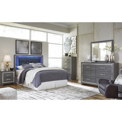 Signature Design by Ashley Lodanna B214 - 57 Queen Upholstered Panel Headboard - American Furniture of Slidell