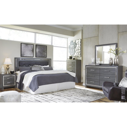 Signature Design by Ashley Lodanna B214 - 58 King/California King Upholstered Panel Headboard - American Furniture of Slidell