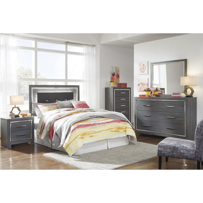 Signature Design by Ashley Lodanna B214 - 87 Full Upholstered Panel Headboard - American Furniture of Slidell