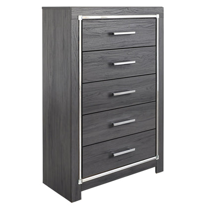 Signature Design by Ashley Lodanna B214B25 7 pc King Panel Storage Bedroom Set - American Furniture of Slidell