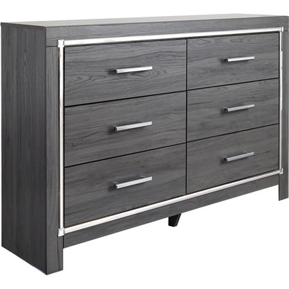 Signature Design by Ashley Lodanna B214B25 7 pc King Panel Storage Bedroom Set - American Furniture of Slidell