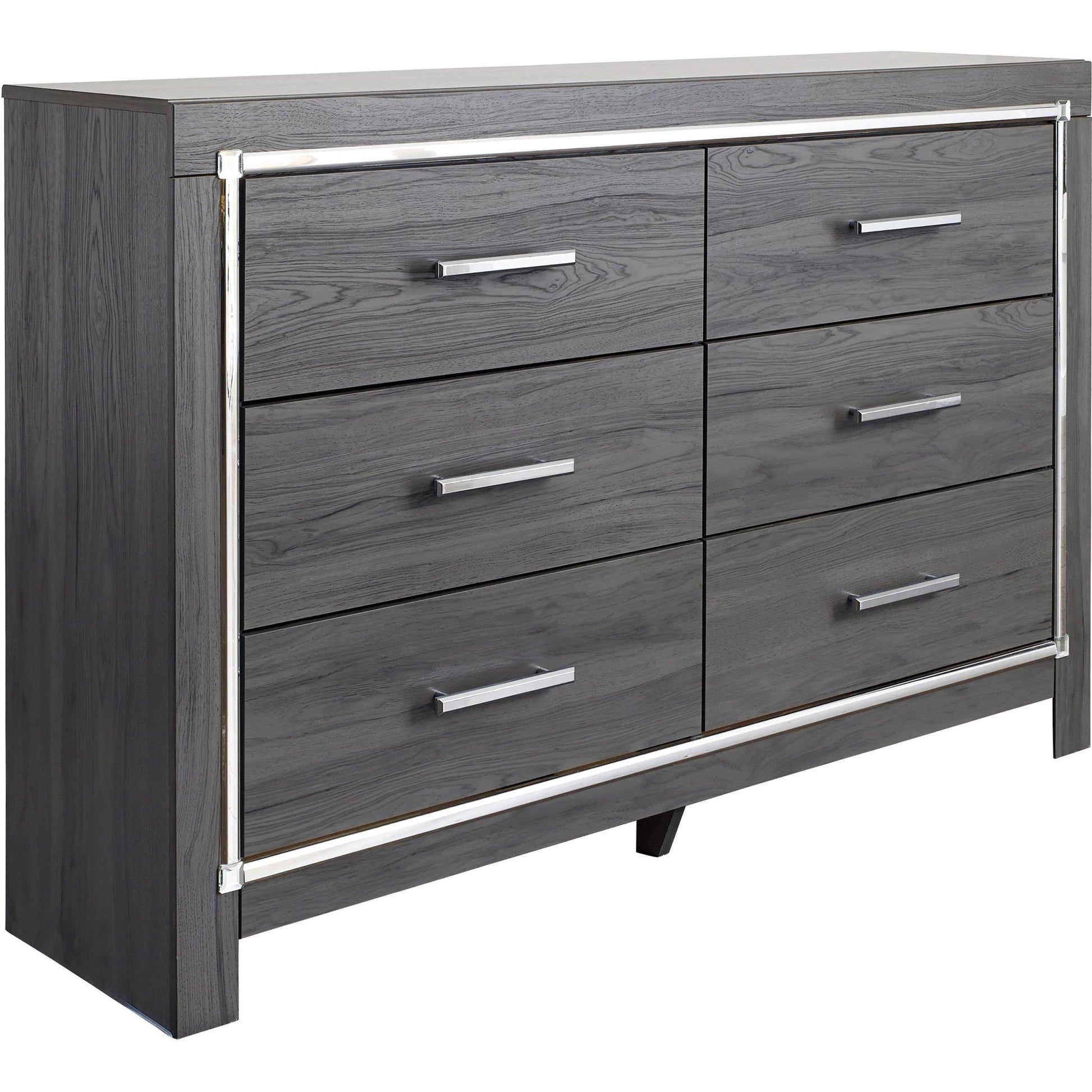 Signature Design by Ashley Lodanna B214B40 7 pc Queen Panel Bedroom Set - American Furniture of Slidell