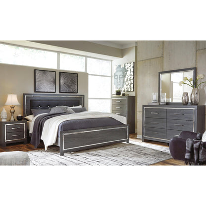 Signature Design by Ashley Lodanna B214B45 8 pc King Panel Bedroom Set - American Furniture of Slidell