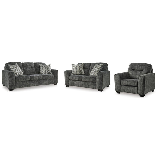 Signature Design by Ashley Lonoke 50504U13 3 pc Living Room Set - American Furniture of Slidell