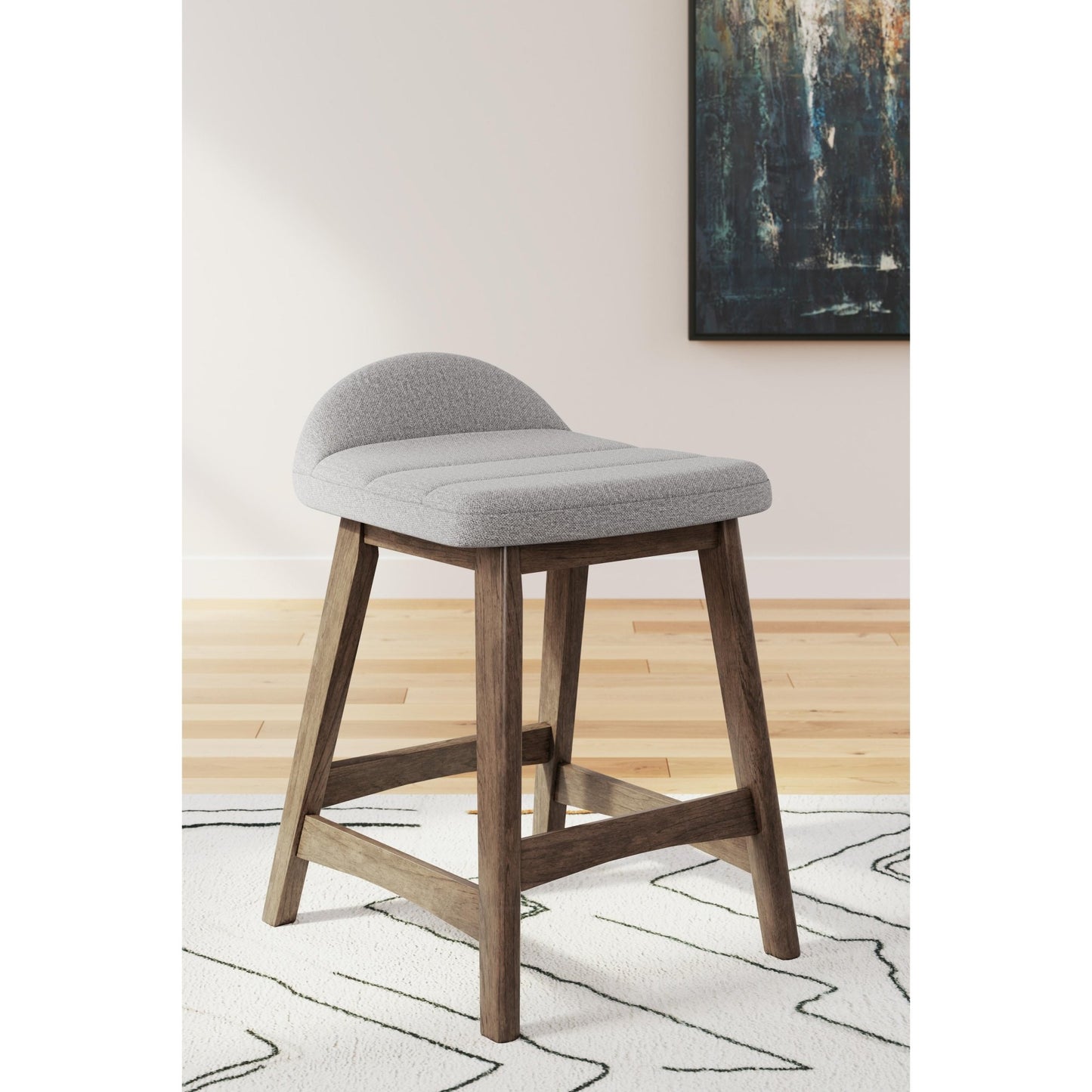 Signature Design by Ashley Lyncott D615 - 124 Upholstered Barstool - American Furniture of Slidell