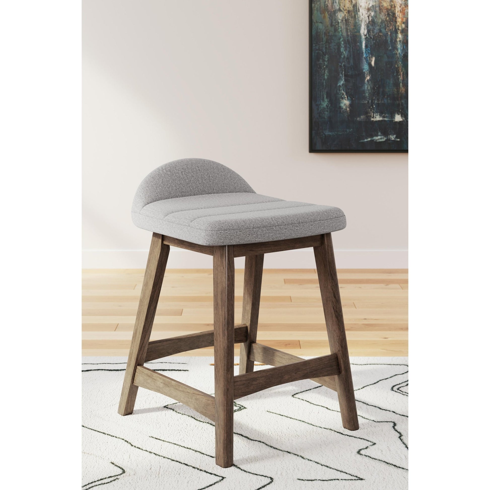 Signature Design by Ashley Lyncott D615 - 124 Upholstered Barstool - American Furniture of Slidell