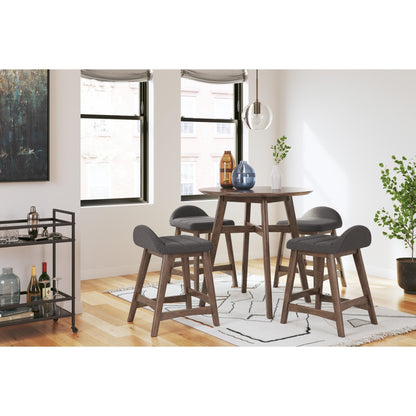 Signature Design by Ashley Lyncott D615 - 224 Upholstered Barstool - American Furniture of Slidell
