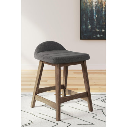 Signature Design by Ashley Lyncott D615 - 224 Upholstered Barstool - American Furniture of Slidell