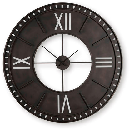 Signature Design by Ashley Lytle A8010453 Wall Clock - American Furniture of Slidell