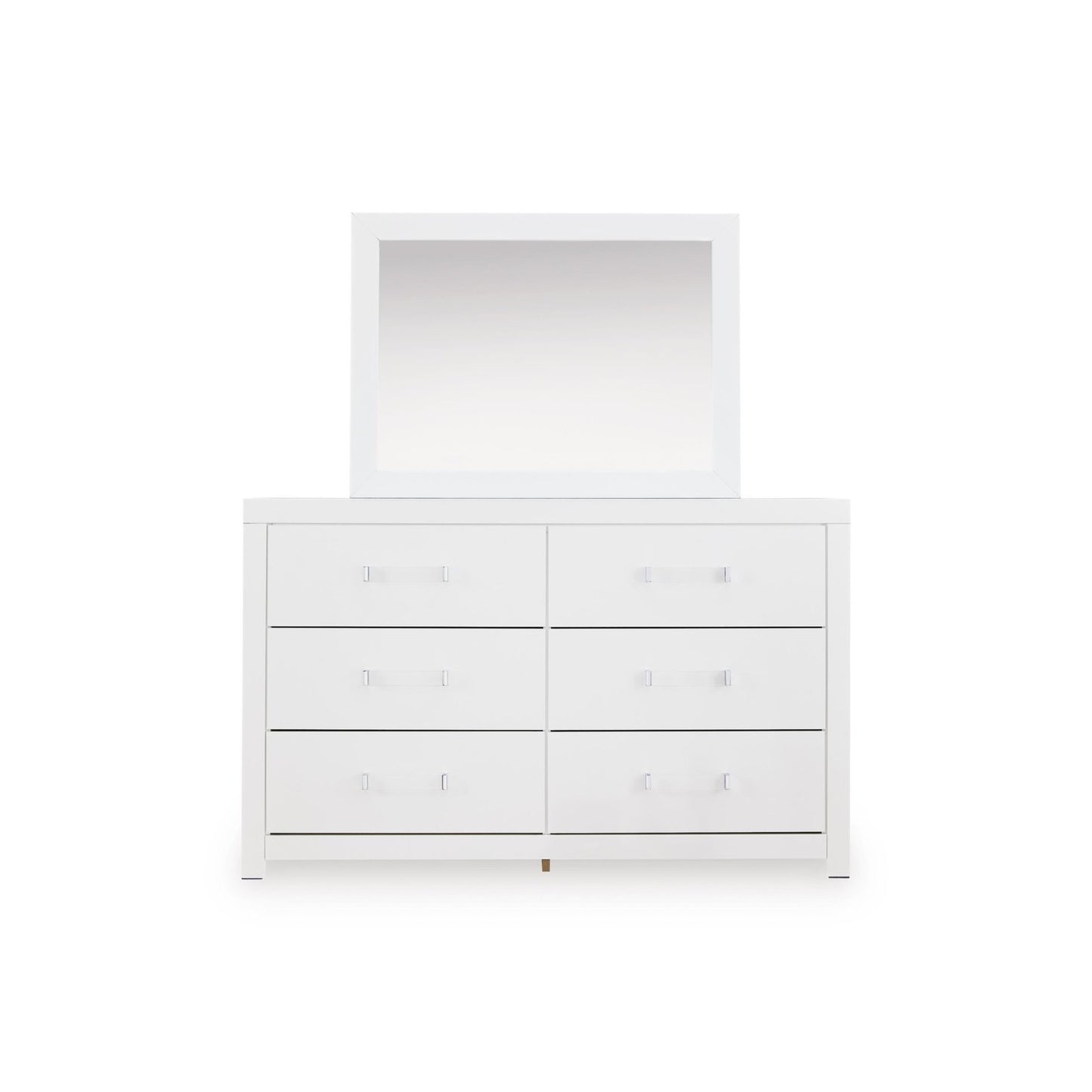 Signature Design by Ashley Maeling 6 - Drawer Dresser with Mirror PCB1119 - 31/PCB1119 - 36 - American Furniture of Slidell