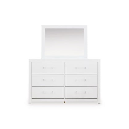 Signature Design by Ashley Maeling 6 - Drawer Dresser with Mirror PCB1119 - 31/PCB1119 - 36 - American Furniture of Slidell