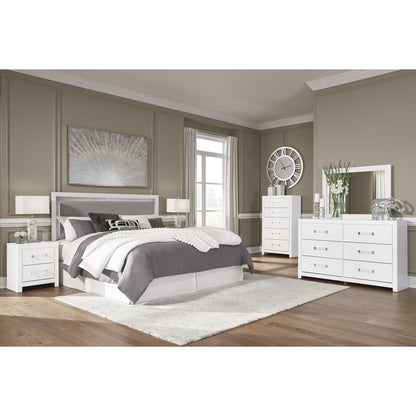 Signature Design by Ashley Maeling 6 - Drawer Dresser with Mirror PCB1119 - 31/PCB1119 - 36 - American Furniture of Slidell
