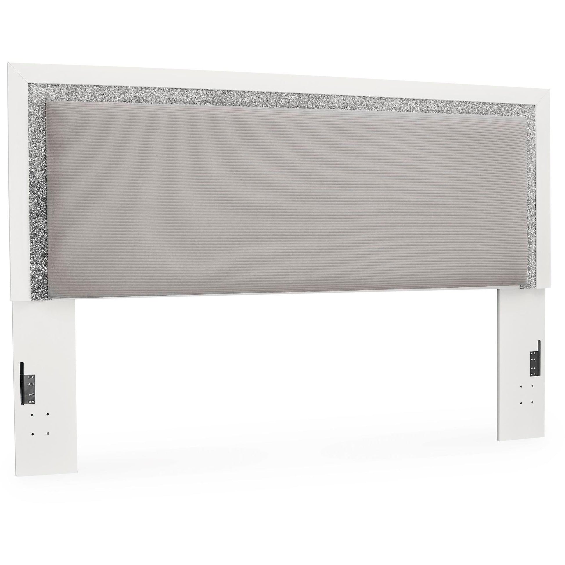 Signature Design by Ashley Maeling PCB1119 - 57 Queen Upholstered Panel Headboard - American Furniture of Slidell