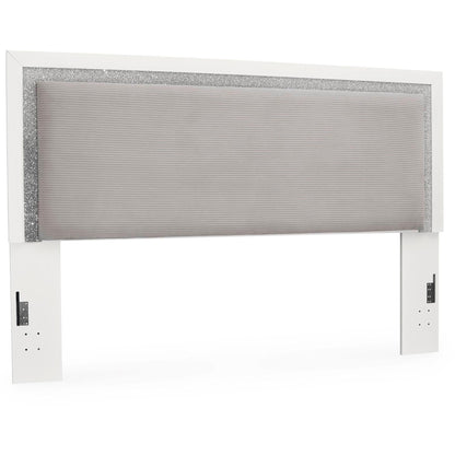 Signature Design by Ashley Maeling PCB1119 - 58 King Upholstered Panel Headboard - American Furniture of Slidell
