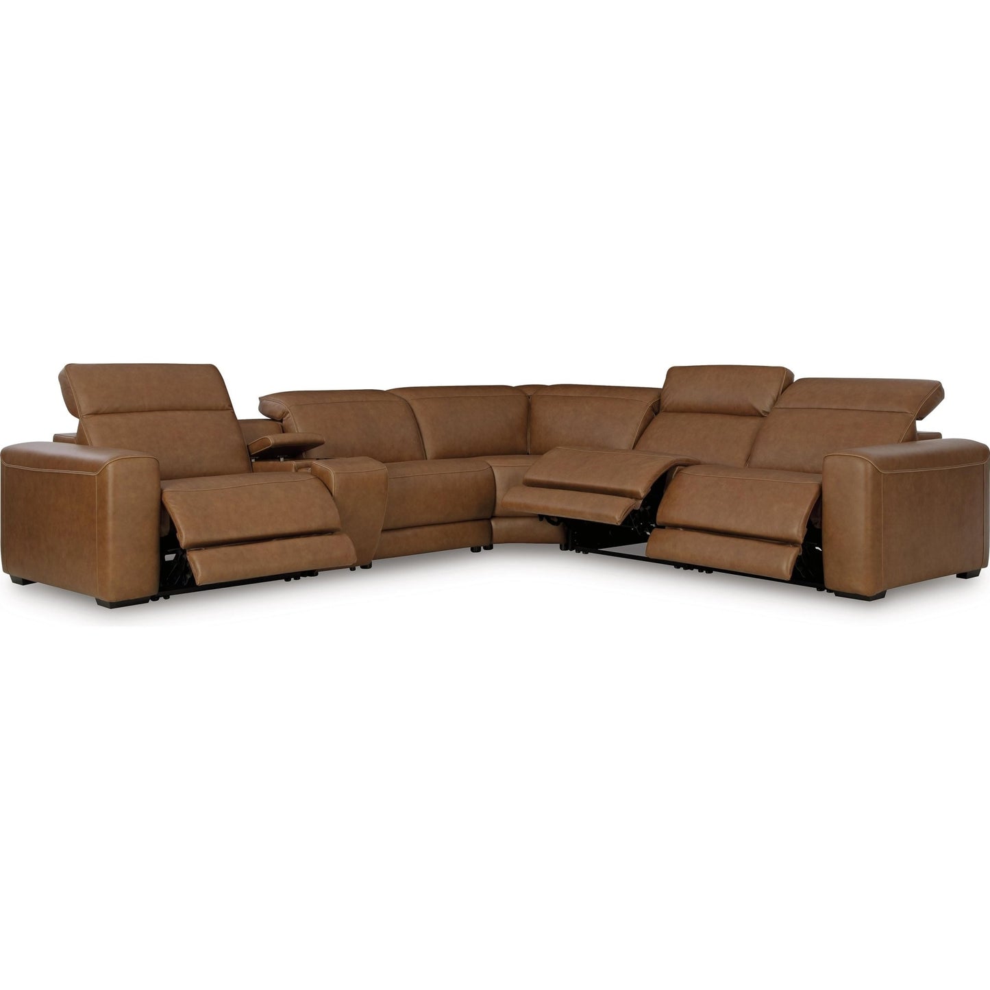 Signature Design by Ashley Magic Man Power Reclining Leather Match 6 pc Sectional PCU1070031/PCU1070046A/PCU1070057/PCU1070058/PCU1070062/PCU1070077 - American Furniture of Slidell