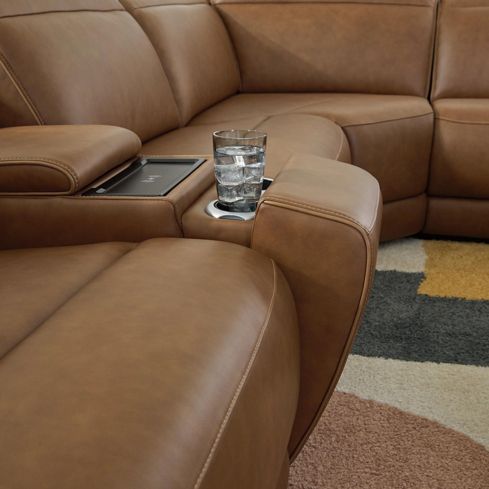 Signature Design by Ashley Magic Man Power Reclining Leather Match 6 pc Sectional PCU1070031/PCU1070046A/PCU1070057/PCU1070058/PCU1070062/PCU1070077 - American Furniture of Slidell