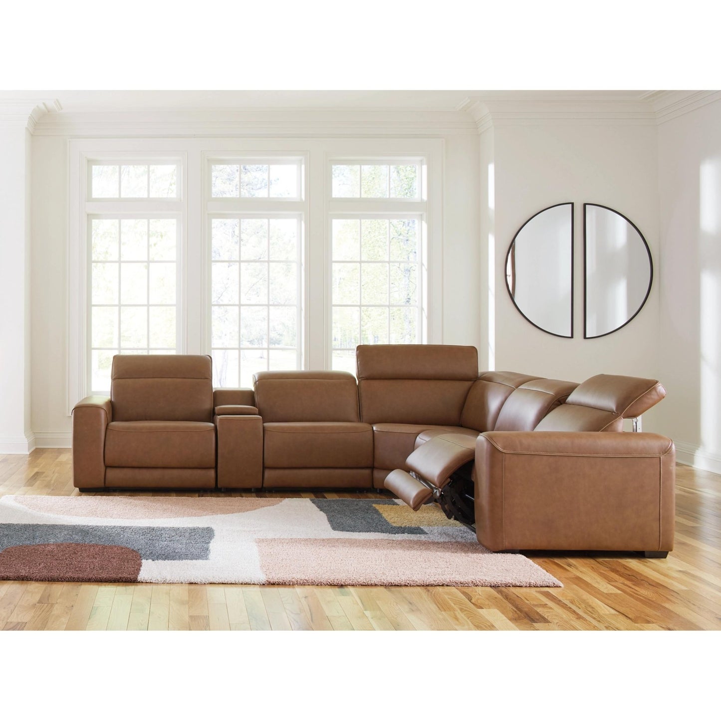 Signature Design by Ashley Magic Man Power Reclining Leather Match 6 pc Sectional PCU1070031/PCU1070046A/PCU1070057/PCU1070058/PCU1070062/PCU1070077 - American Furniture of Slidell