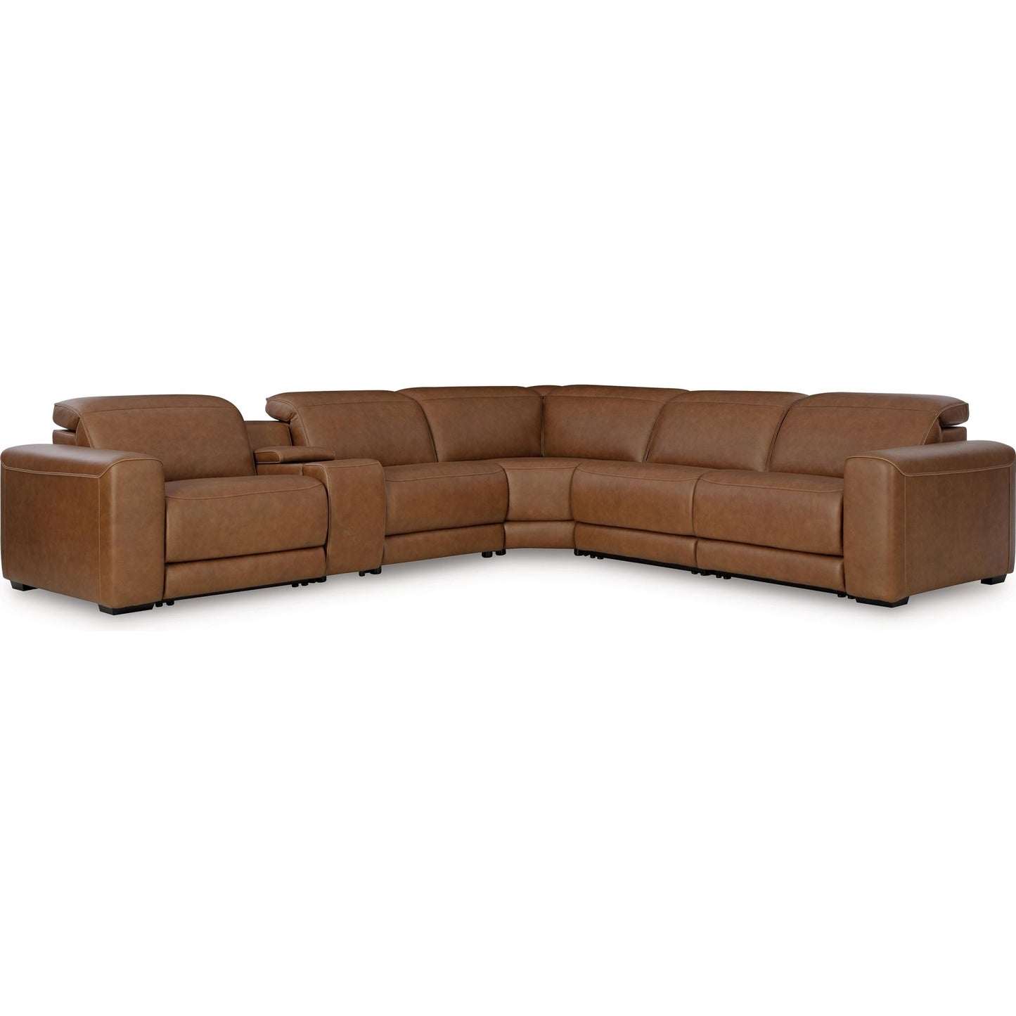 Signature Design by Ashley Magic Man Power Reclining Leather Match 6 pc Sectional PCU1070031/PCU1070046A/PCU1070057/PCU1070058/PCU1070062/PCU1070077 - American Furniture of Slidell