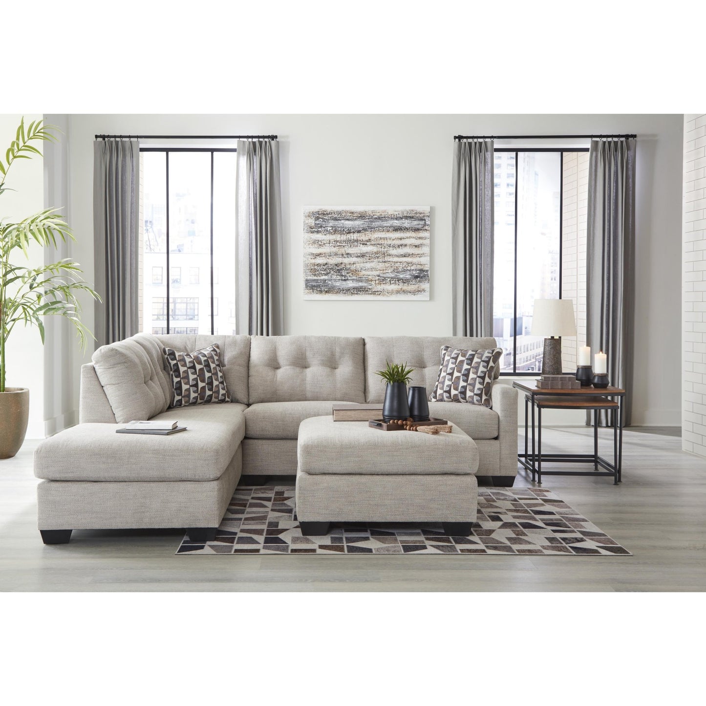 Signature Design by Ashley Mahoney 3100408 Oversized Accent Ottoman - American Furniture of Slidell