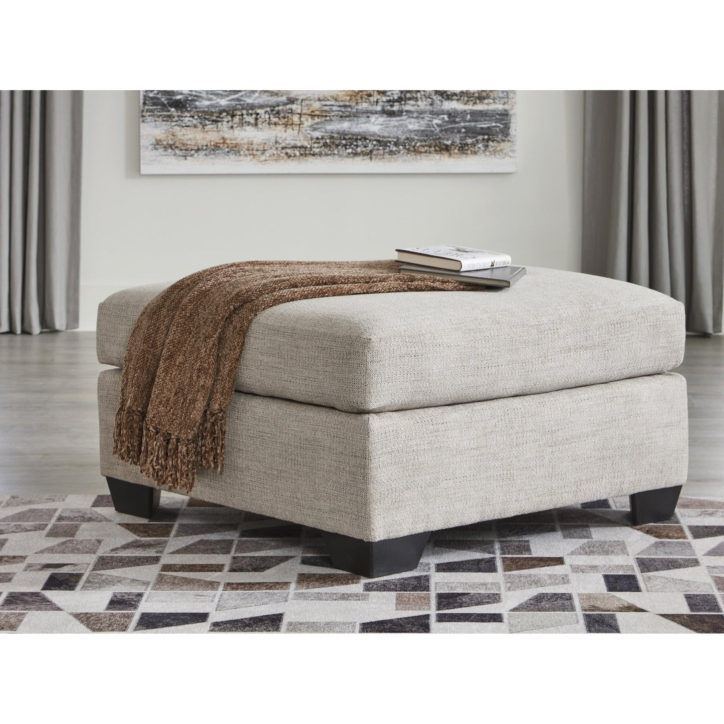 Signature Design by Ashley Mahoney 3100408 Oversized Accent Ottoman - American Furniture of Slidell