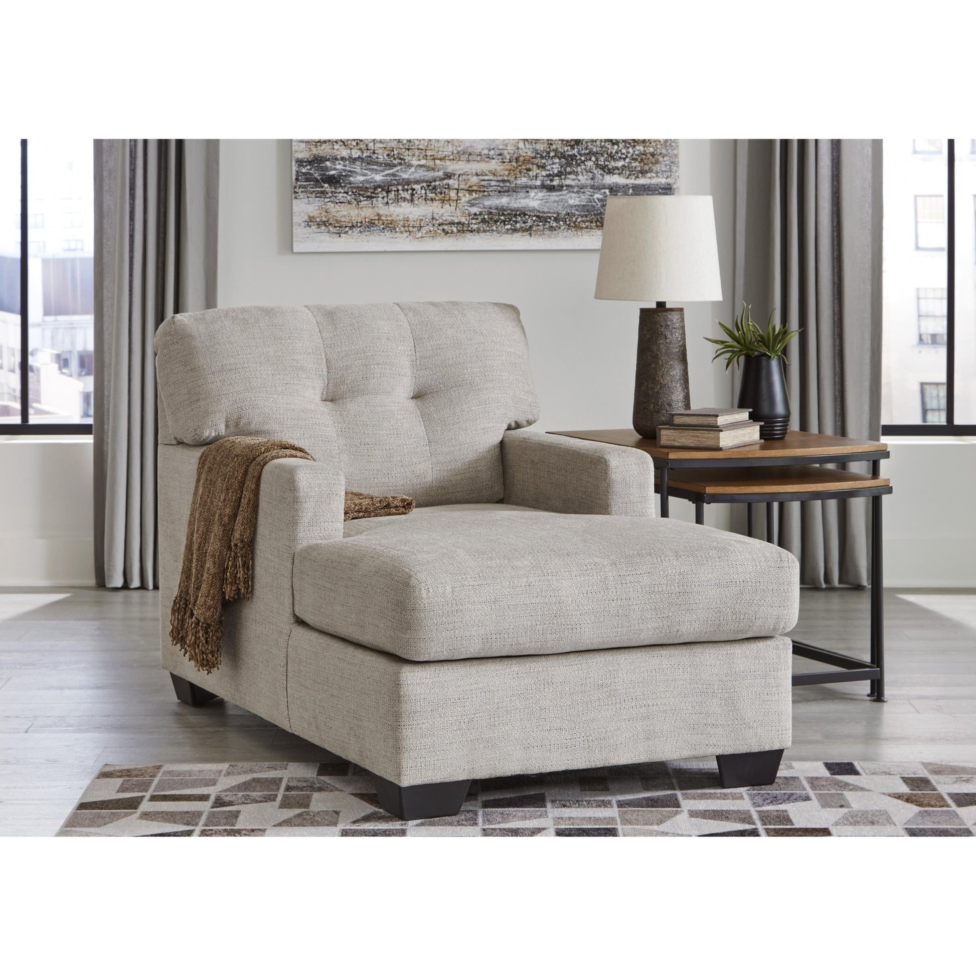 Signature Design by Ashley Mahoney 3100415 Chaise - American Furniture of Slidell