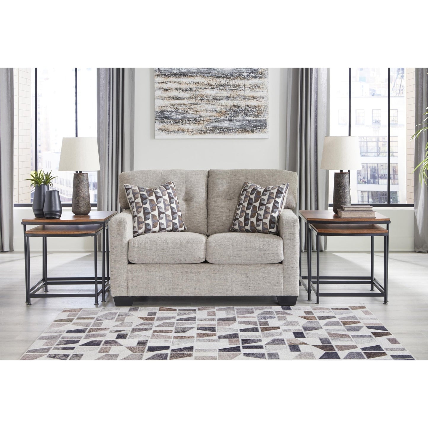 Signature Design by Ashley Mahoney 3100435 Loveseat - American Furniture of Slidell