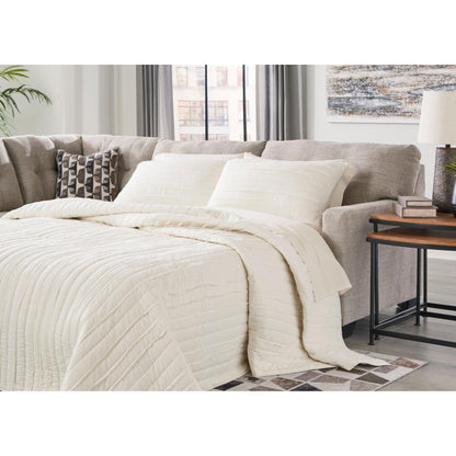 Signature Design by Ashley Mahoney 31004S3 2 pc Sleeper Sectional with Chaise - American Furniture of Slidell