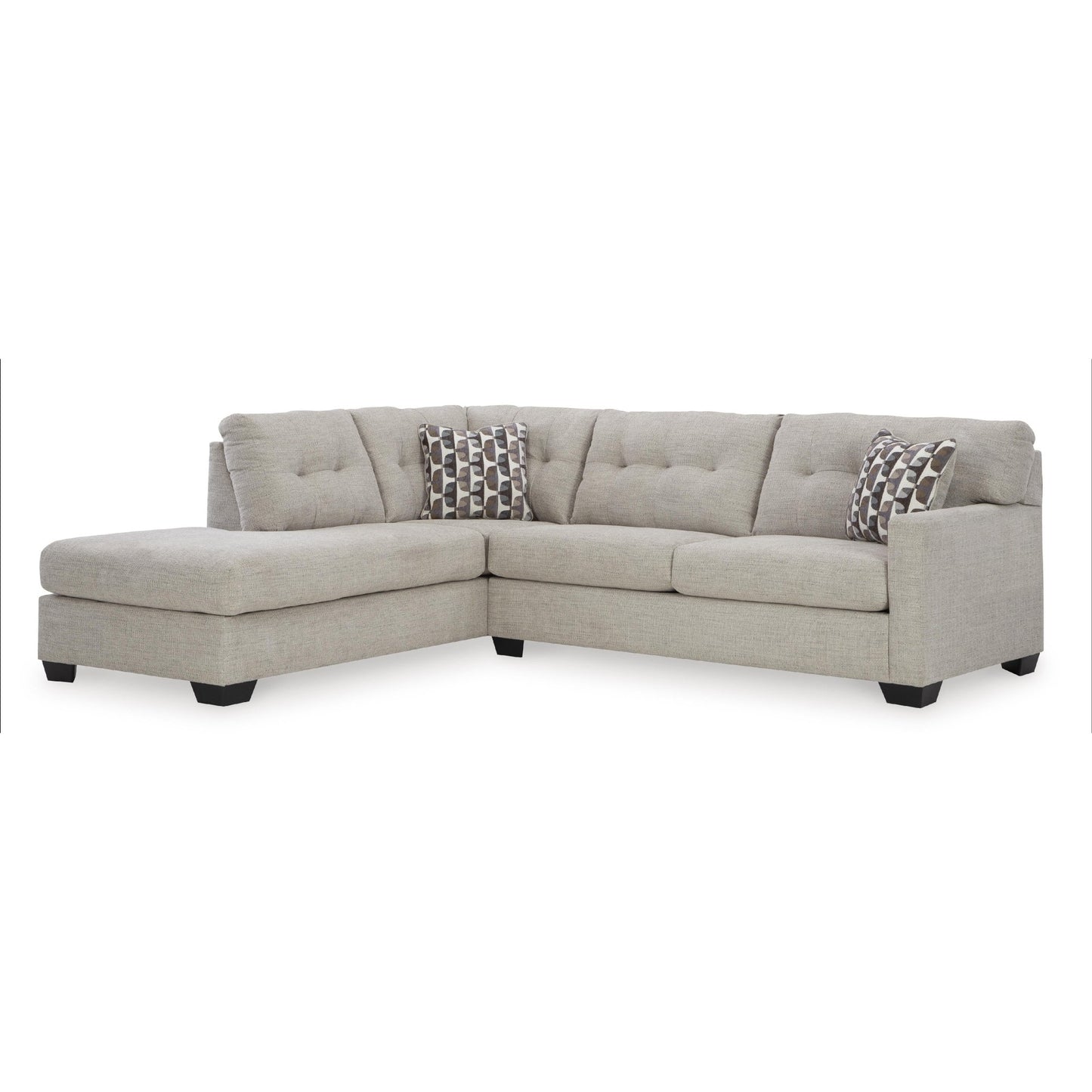 Signature Design by Ashley Mahoney 31004S3 2 pc Sleeper Sectional with Chaise - American Furniture of Slidell