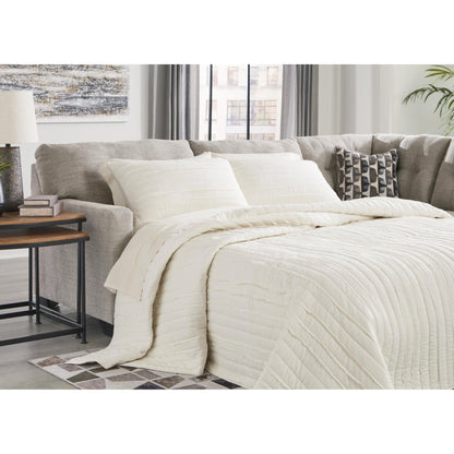Signature Design by Ashley Mahoney 31004S4 2 pc Sleeper Sectional with Chaise - American Furniture of Slidell