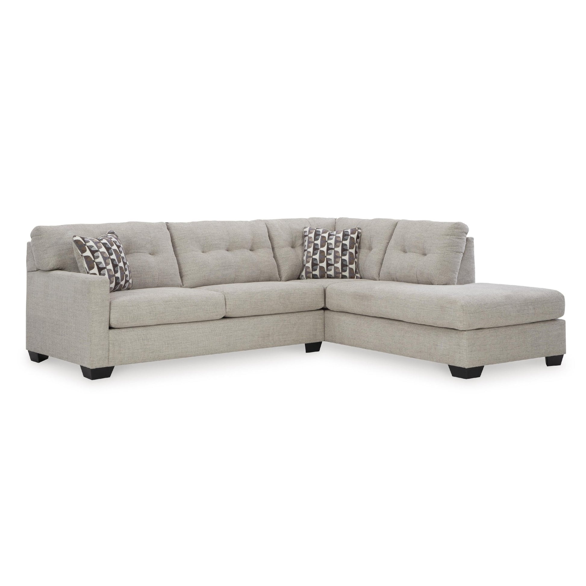 Signature Design by Ashley Mahoney 31004S4 2 pc Sleeper Sectional with Chaise - American Furniture of Slidell