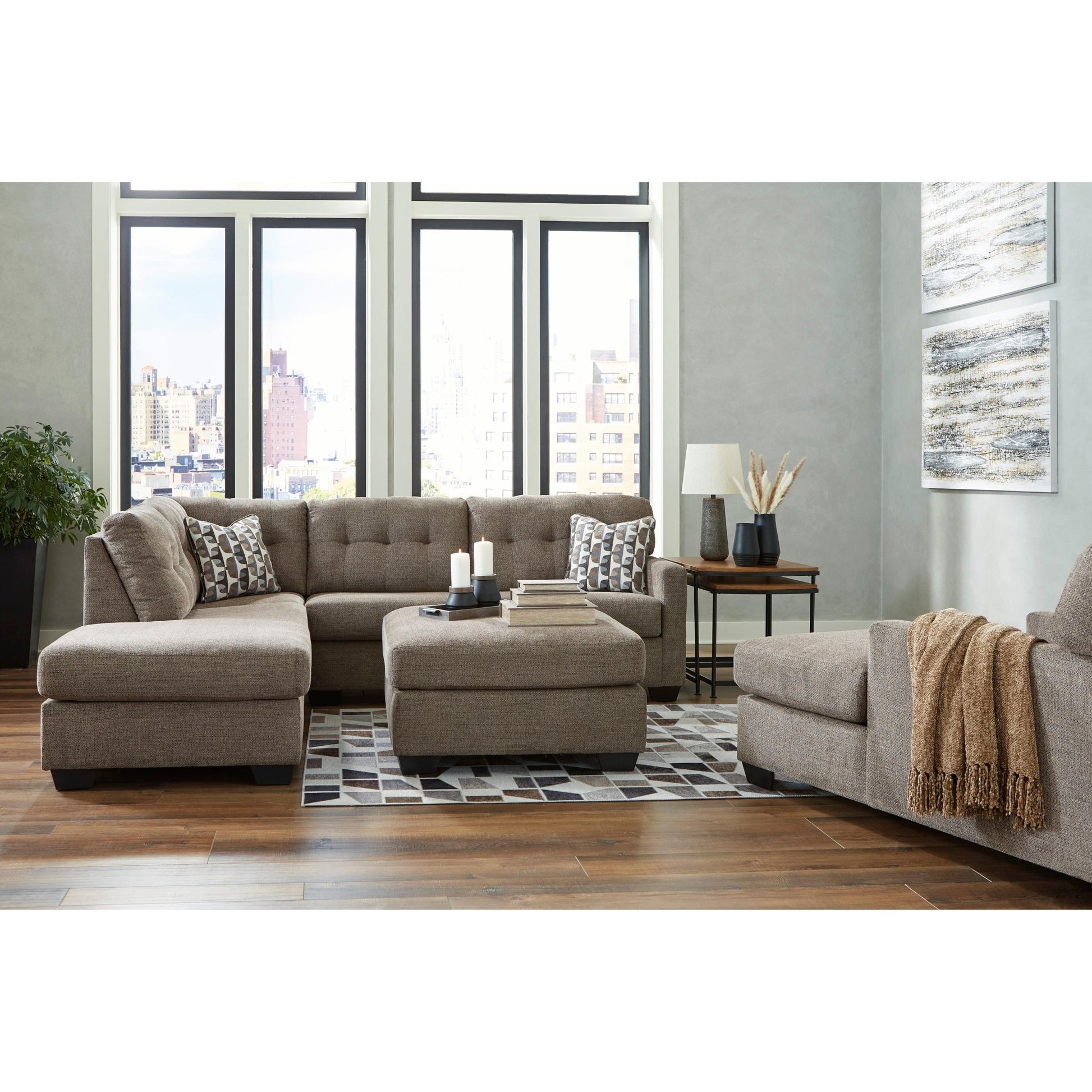 Signature Design by Ashley Mahoney 3100508 Oversized Accent Ottoman - American Furniture of Slidell