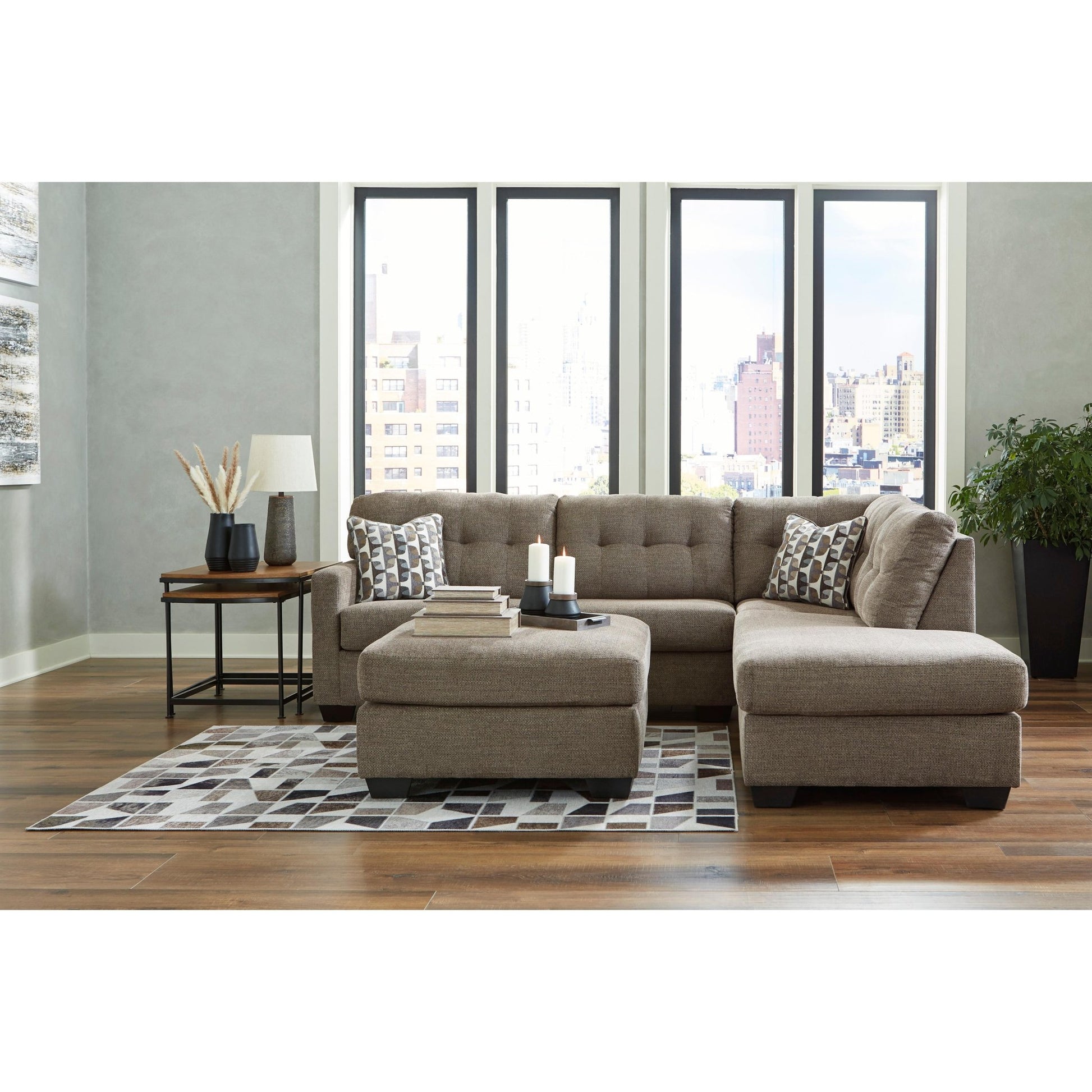 Signature Design by Ashley Mahoney 3100508 Oversized Accent Ottoman - American Furniture of Slidell