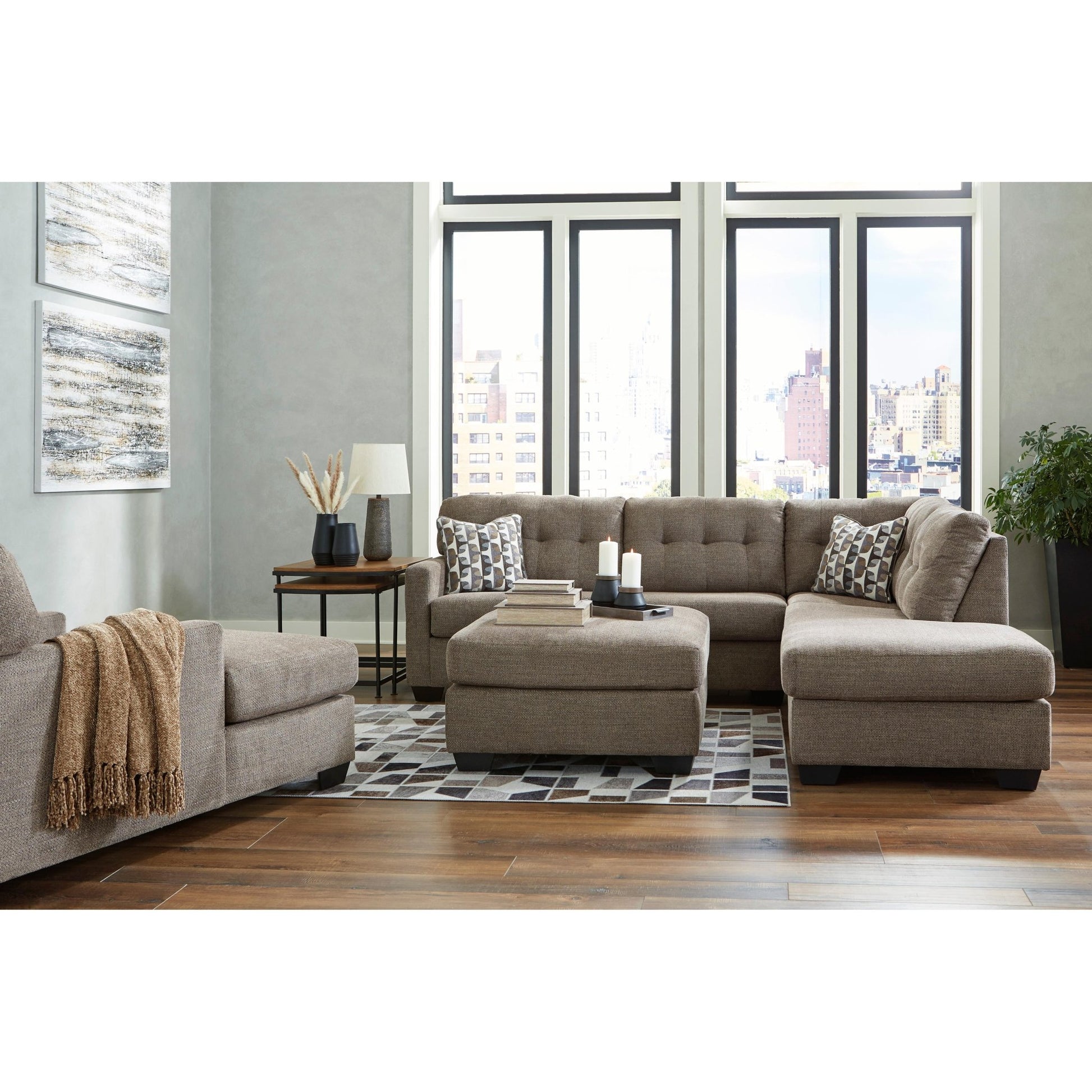 Signature Design by Ashley Mahoney 3100508 Oversized Accent Ottoman - American Furniture of Slidell