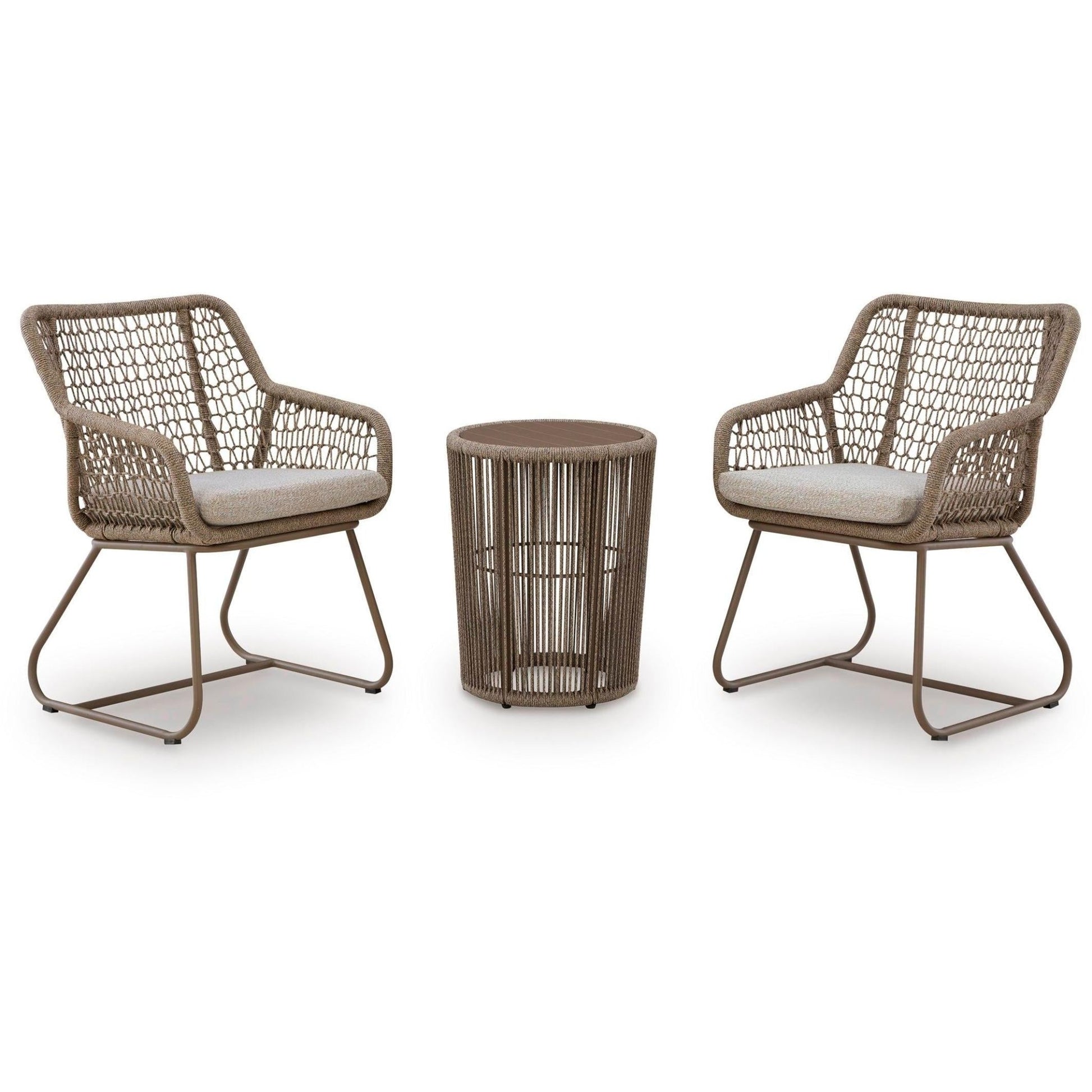 Signature Design by Ashley Majors Beach PCP321 - 050 Chairs with Cushion/Table Set - American Furniture of Slidell
