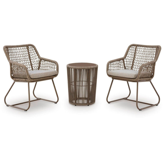 Signature Design by Ashley Majors Beach PCP321 - 050 Chairs with Cushion/Table Set - American Furniture of Slidell
