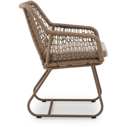 Signature Design by Ashley Majors Beach PCP321 - 050 Chairs with Cushion/Table Set - American Furniture of Slidell