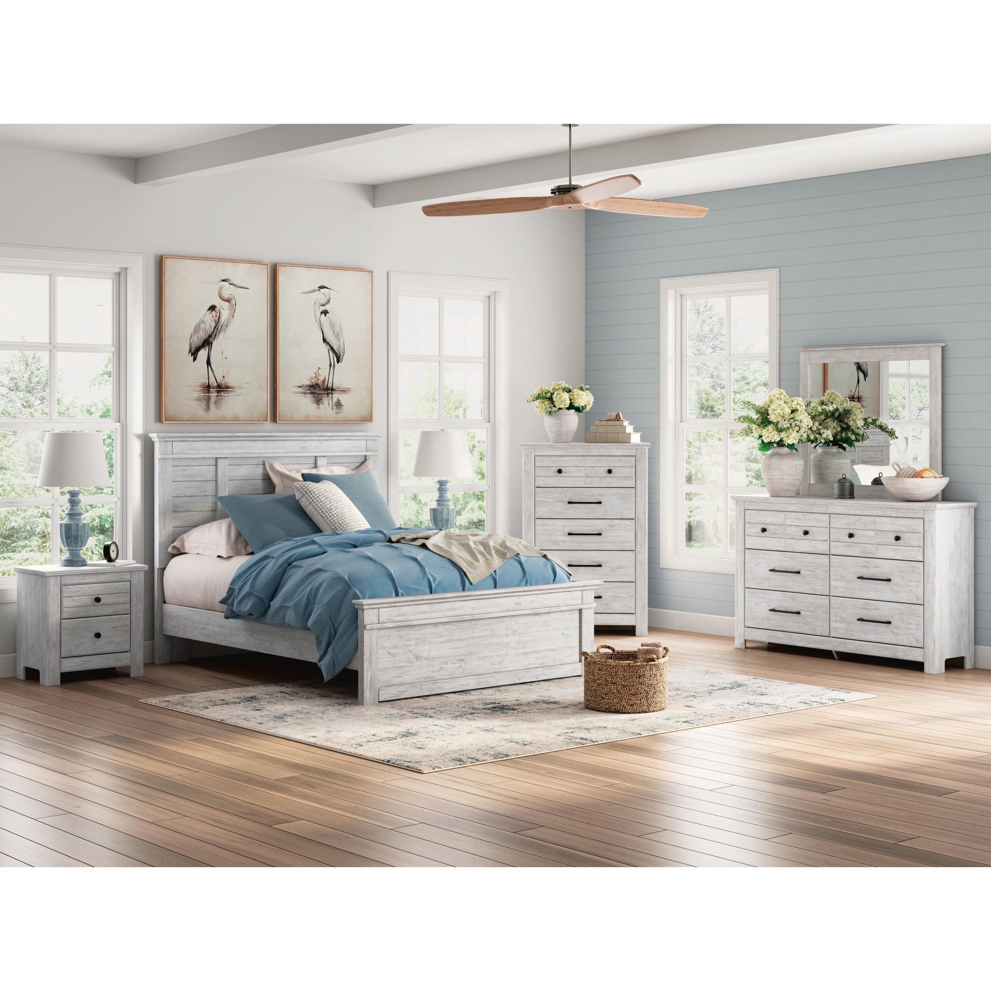 Signature Design by Ashley Makidern PCB1171 - 92 Two Drawer Night Stand - American Furniture of Slidell